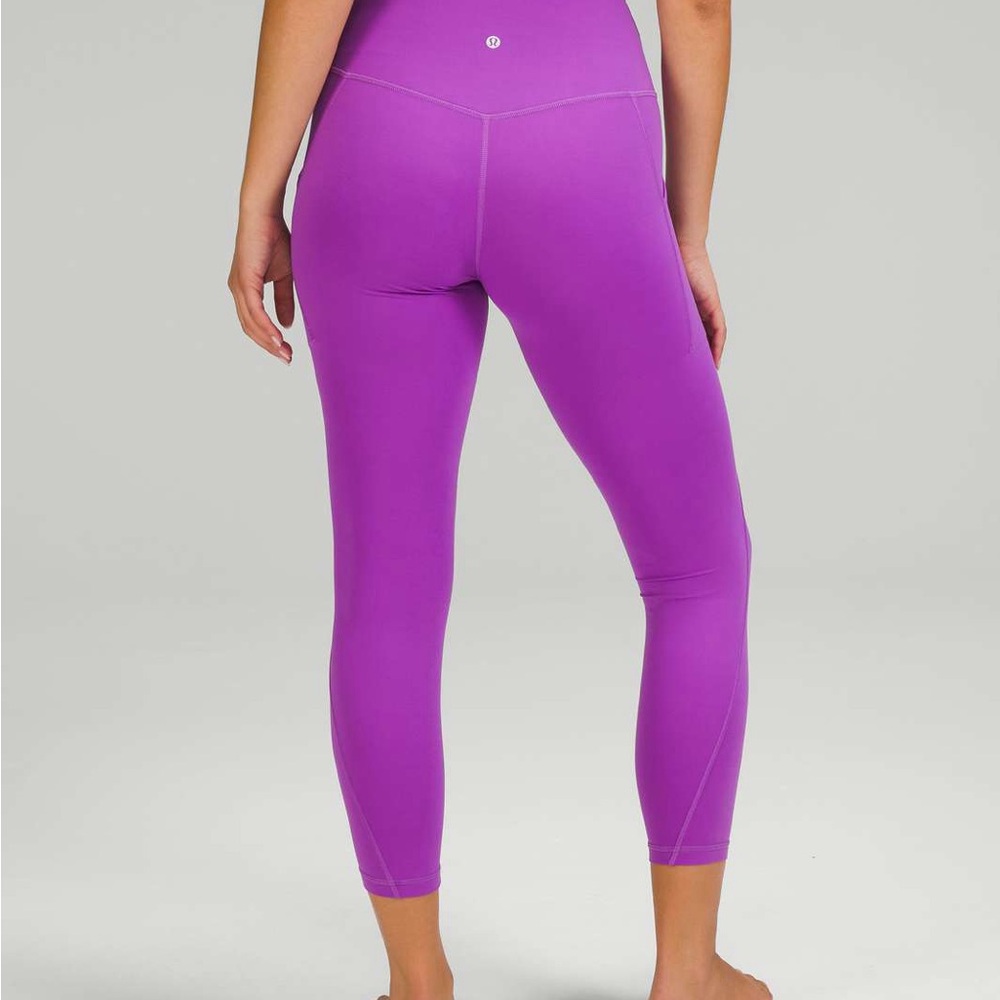 Lululemon Align Purple High-Waisted Leggings no pockets size 12